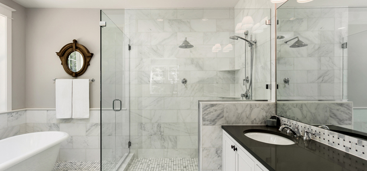 bathroom shower door installation in Torrance
